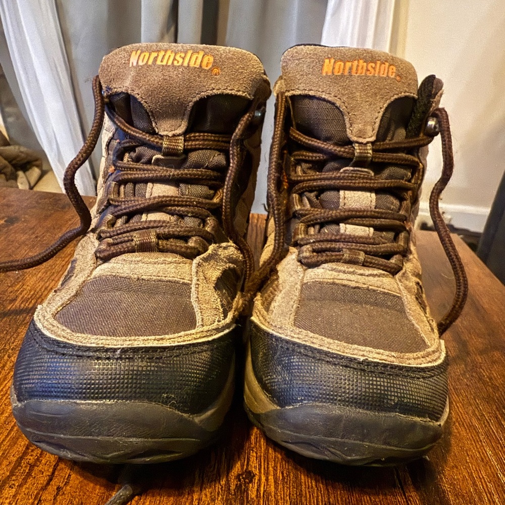 Kids Northside Brown and Black Outdoor Boots